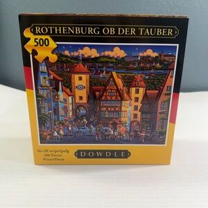 Dowdle Rothenburg Ob Ter Tauber Germany 500 Piece Puzzle NWOT, 16x20 Inches